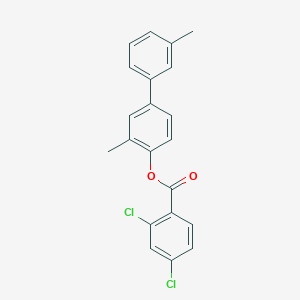 molecular formula C21H16Cl2O2 B389936 3,3'-Dimethylbiphenyl-4-yl 2,4-dichlorobenzoate 