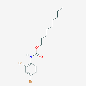 molecular formula C16H23Br2NO2 B389942 Nonyl 2,4-dibromophenylcarbamate 