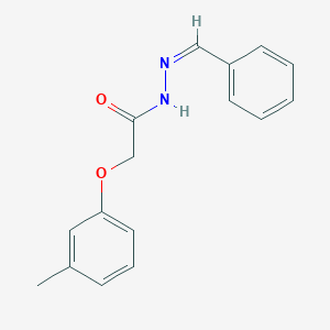 molecular formula C16H16N2O2 B389952 N'-benzylidene-2-(3-methylphenoxy)acetohydrazide CAS No. 94459-48-0