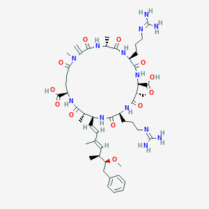 molecular formula C49H75N13O12 B000039 microcystin RR CAS No. 111755-37-4