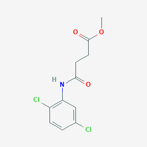 molecular formula C11H11Cl2NO3 B3900067 Methyl 4-(2,5-dichloroanilino)-4-oxobutanoate 