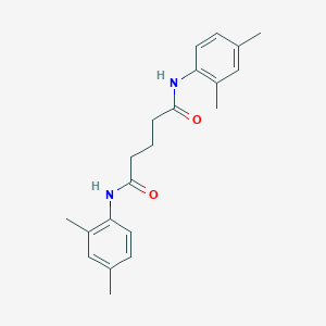 molecular formula C21H26N2O2 B390008 N,N'-bis(2,4-dimethylphenyl)pentanediamide 