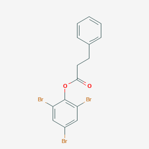 molecular formula C15H11Br3O2 B390009 2,4,6-Tribromophenyl 3-phenylpropanoate 
