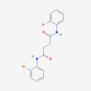 molecular formula C16H14Br2N2O2 B390012 N,N'-bis(2-bromophenyl)butanediamide 