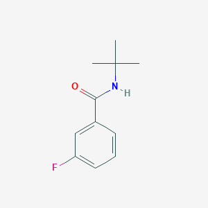 molecular formula C11H14FNO B3900147 N-tert-butyl-3-fluorobenzamide CAS No. 64181-38-0