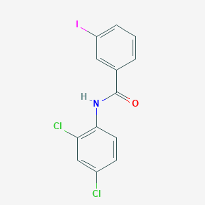 molecular formula C13H8Cl2INO B390023 N-(2,4-dichlorophenyl)-3-iodobenzamide 