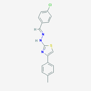 4-Chlorobenzaldehyde [4-(4-methylphenyl)-1,3-thiazol-2-yl]hydrazone
