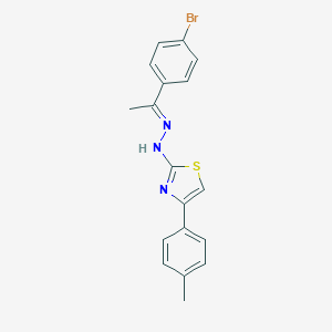 1-(4-Bromophenyl)ethanone [4-(4-methylphenyl)-1,3-thiazol-2-yl]hydrazone