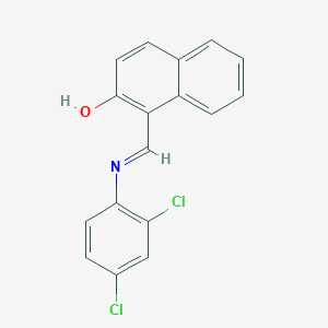 1-{[(2,4-Dichlorophenyl)imino]methyl}-2-naphthol