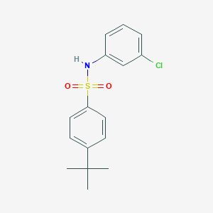 4-tert-butyl-N-(3-chlorophenyl)benzenesulfonamide