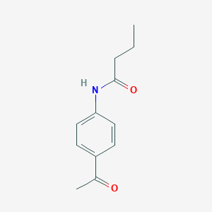 N-(4-acetylphenyl)butanamide