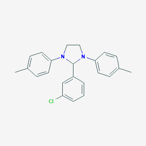 2-(3-Chlorophenyl)-1,3-bis(4-methylphenyl)imidazolidine