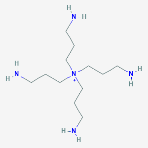 molecular formula C12H32N5+ B039011 Tetrakis(3-aminopropyl)ammonium CAS No. 111216-37-6