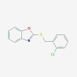 2-[(2-Chlorophenyl)methylsulfanyl]-1,3-benzoxazole