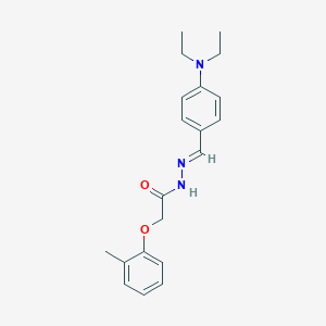molecular formula C20H25N3O2 B390124 N'-[4-(diethylamino)benzylidene]-2-(2-methylphenoxy)acetohydrazide 