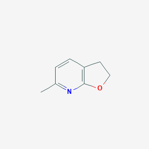 molecular formula C8H9NO B039014 6-Methyl-2,3-dihydrofuro[2,3-b]pyridine CAS No. 121743-74-6