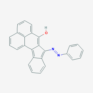 molecular formula C26H16N2O B390154 Indeno[1,2-a]phenalene-7,8-dione 8-(phenylhydrazone) 