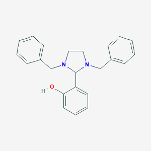 molecular formula C23H24N2O B390162 2-(1,3-Dibenzylimidazolidin-2-yl)phenol CAS No. 102656-27-9