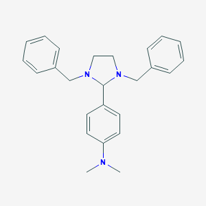 molecular formula C25H29N3 B390177 4-(1,3-dibenzylimidazolidin-2-yl)-N,N-dimethylaniline CAS No. 102875-36-5