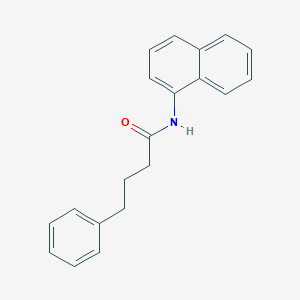 molecular formula C20H19NO B390188 N-(1-naphthyl)-4-phenylbutanamide 