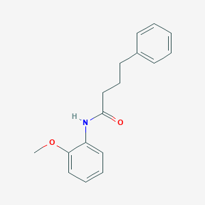 molecular formula C17H19NO2 B390189 N-(2-methoxyphenyl)-4-phenylbutanamide 