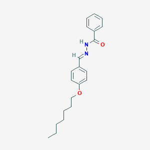 molecular formula C21H26N2O2 B390202 N'-[4-(heptyloxy)benzylidene]benzohydrazide 