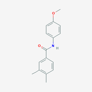 molecular formula C16H17NO2 B390205 N-(4-methoxyphenyl)-3,4-dimethylbenzamide 