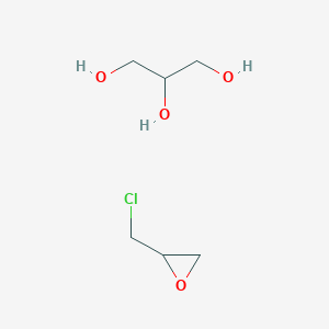 molecular formula C6H13ClO4 B039024 1,2,3-Propanetriol, polymer with (chloromethyl)oxirane CAS No. 25038-04-4