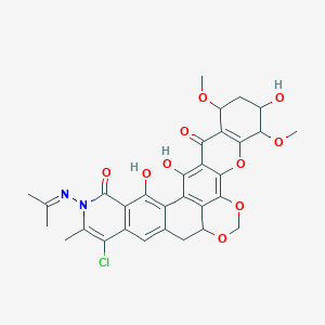 molecular formula C31H29ClN2O10 B039025 放线菌酮 E CAS No. 116229-70-0