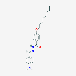 molecular formula C24H33N3O2 B390269 N'-[4-(dimethylamino)benzylidene]-4-(octyloxy)benzohydrazide 