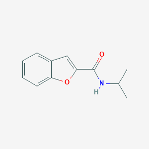 molecular formula C12H13NO2 B390271 N-isopropyl-1-benzofuran-2-carboxamide 