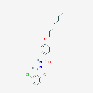 molecular formula C22H26Cl2N2O2 B390272 N'-(2,6-dichlorobenzylidene)-4-(octyloxy)benzohydrazide 