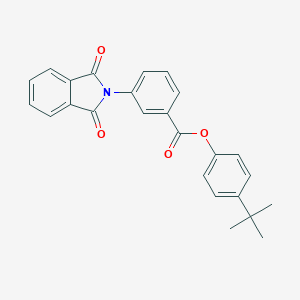 molecular formula C25H21NO4 B390284 4-tert-butylphenyl 3-(1,3-dioxo-1,3-dihydro-2H-isoindol-2-yl)benzoate 