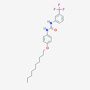 molecular formula C24H31F3N2O2 B390325 N-[4-(decyloxy)phenyl]-N'-[3-(trifluoromethyl)phenyl]urea 