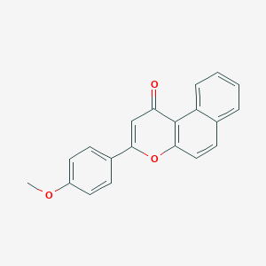 molecular formula C20H14O3 B039041 4'-methoxy-5,6-benzoflavone CAS No. 125240-02-0