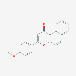 molecular formula C20H14O3 B039041 3-(4-Methoxyphenyl)benzo[f]chromen-1-one CAS No. 125240-02-0