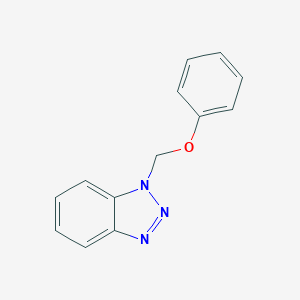 molecular formula C13H11N3O B039042 1-(Phenoxymethyl)-1H-benzotriazole CAS No. 111198-02-8