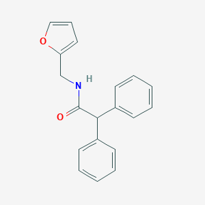 molecular formula C19H17NO2 B390429 N-(furan-2-ylmethyl)-2,2-diphenylacetamide CAS No. 324046-75-5