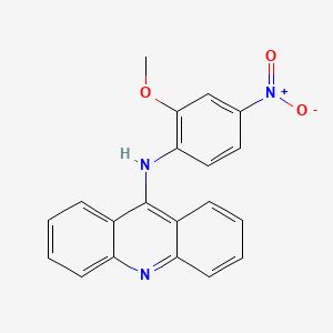 molecular formula C20H15N3O3 B3904290 N-(2-methoxy-4-nitrophenyl)acridin-9-amine 