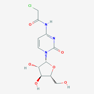 molecular formula C11H14ClN3O6 B039045 N(4)-Chloroacetylcytarabine CAS No. 113737-52-3