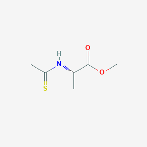 L-Alanine, N-(1-thioxoethyl)-, methyl ester (9CI)