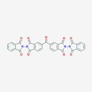 molecular formula C33H14N4O9 B390702 2,2'-di[1,3(2H)-dioxo-1H-isoindol-2-yl]-5,5'-carbonyldi[1H-isoindole-1,3(2H)-dione] 