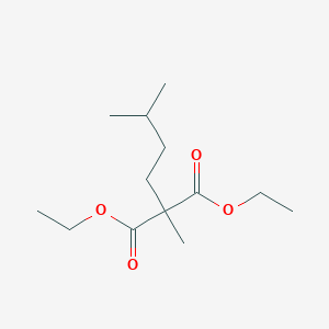 molecular formula C13H24O4 B039078 2-异戊基-2-甲基丙二酸二乙酯 CAS No. 121823-85-6