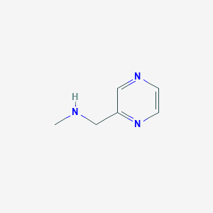 molecular formula C6H9N3 B039084 N-methyl-1-(pyrazin-2-yl)methanamine CAS No. 120739-79-9