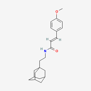 molecular formula C22H29NO2 B3908752 (2E)-N-[2-(1-adamantyl)ethyl]-3-(4-methoxyphenyl)acrylamide CAS No. 6045-34-7