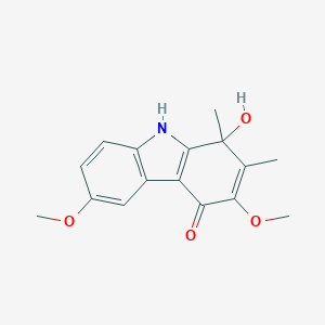 molecular formula C16H17NO4 B039092 Carbazomycin H CAS No. 115920-42-8