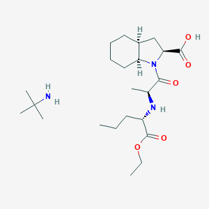 molecular formula C19H32N2O5.C4H11N B000391 Perindopril erbumine CAS No. 107133-36-8