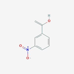 molecular formula C8H7NO3 B039106 1-(3-Nitrophenyl)ethen-1-ol CAS No. 114915-56-9
