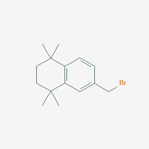 molecular formula C15H21Br B039107 6-(Bromomethyl)-1,1,4,4-Tetramethyl-1,2,3,4-Tetrahydronaphthalene CAS No. 119435-90-4
