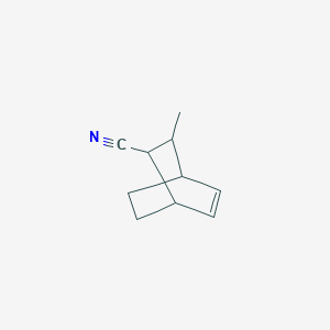 molecular formula C10H13N B039108 7-Methylbicyclo[2.2.2]oct-2-ene-8-carbonitrile CAS No. 114718-69-3